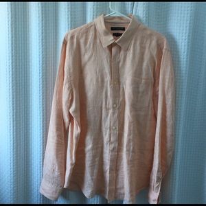 Men’s Banana Republic 100% Linen shirt Camden fit